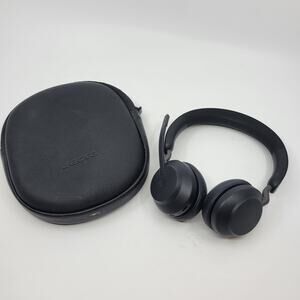 Jabra Evolve2 65 UC Stereo Wireless Bluetooth Headset  HSC110W w/ case & dangle